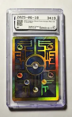 2000 Pokemon Movie Promo Ancient Mew CGC 10 GEM MINT - Image 3