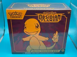Obsidian Flames Elite Trainer Box Pokemon Scarlet & Violet Factory Sealed (TEAR) - Image 2