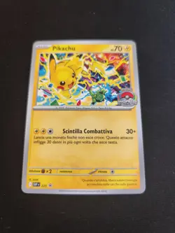Carta Pokemon PROMO PIKACHU #225 WORD CHAMPIONSHIP 2025 ITA PSA BGS GRAAD EX GX - Image 2