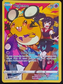 Dedenne TG07/TG30 Pokemon TCG Sword & Shield Brilliant Stars Trainer Gallery NM - Image 1