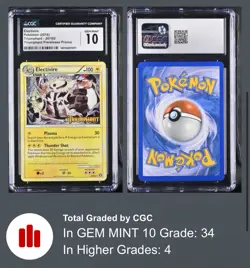 CGC 10 SWIRLED Electivire 20/102 PRERELEASE HOLO PROMO Triumphant Pokemon PSA - Image 1