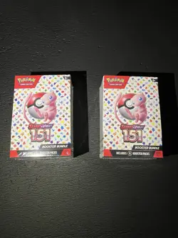 2x POKEMON 151 BOOSTER BUNDLE FACTORY SEALED - Image 1