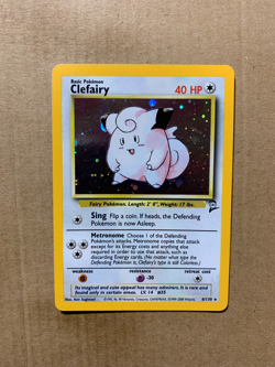 Clefairy 6/130 Base Set 2 - Holo Pokemon Card - NM - Image 1