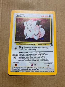 Clefairy 6/130 Base Set 2 - Holo Pokemon Card - NM - Image 2