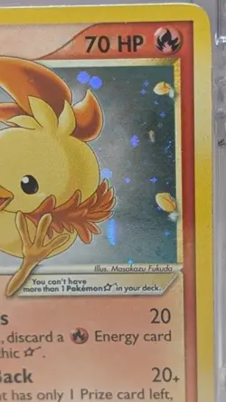 Pokemon Card Torchic Star 108/109 Team Rocket Returns Holo 2004 NM - Image 3