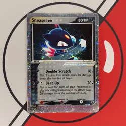 SNEASEL EX 103/109 EX Ruby & Sapphire Ultra Rare Holo Pokemon Care HP - Image 1