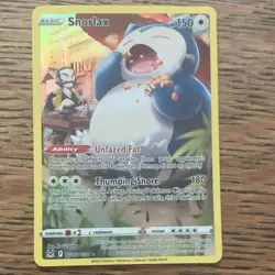Pokemon Snorlax TG10/TG30 Trainer Gallery Holo - SWSH11 Lost Origin English 2022 - Image 2