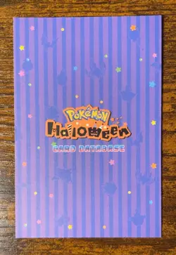 Non-TCG Gengar Pikachu Poncho Rainbow Holo Box Hit Halloween Database Pokemon - Image 2