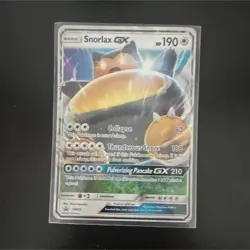 Pokemon TCG Snorlax GX SM05 SM Promo Holo GX Basic English 190HP - Image 1