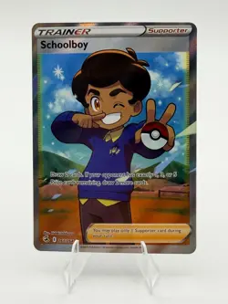 Schoolboy 261 Ultra Rare Fusion Strike Pokemon NM - Image 1