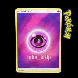 Pokemon Psychic Energy Foil Holo TCG - Image 1