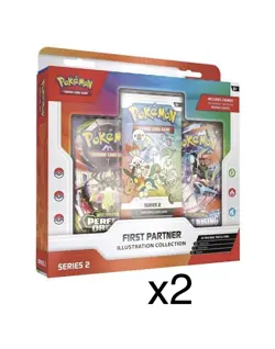 PRESALE - LOT OF 2 Boxes First Partner Illustration Collection Series 2 Pokemon - Image 1