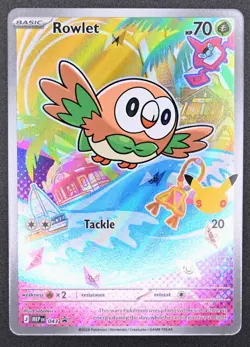 Rowlet 043, Litten 044, Popplio 045 Pokemon 30th First Partner Set Promo - Image 2