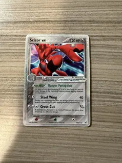 2005 Pokemon Unseen Forces Scizor ex 108/115 Ultra Rare MP/HP - Image 1