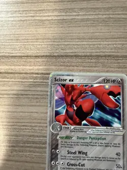 2005 Pokemon Unseen Forces Scizor ex 108/115 Ultra Rare MP/HP - Image 2