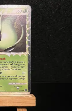 Pokemon - Celebi - Prime - 92/102 - HG&SS Triumphant - Ultra Holo Rare LP/MP - Image 3