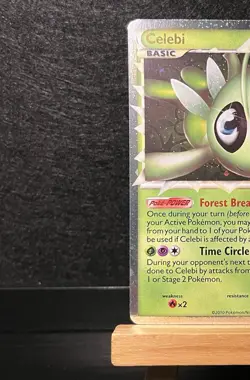 Pokemon - Celebi - Prime - 92/102 - HG&SS Triumphant - Ultra Holo Rare LP/MP - Image 4