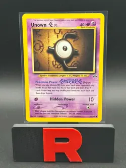Pokemon TCG Unown [E] 67/75 Neo Discovery Common Vintage LP/MP - Image 1
