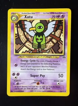 Xatu 52/75 Neo Discovery Regular Unlimited Uncommon Pokemon TCG - Image 1
