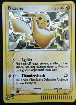 Pokemon TCG Pikachu Holo Black Star Promo 012 E-Reader WOTC LP/NM - Image 1