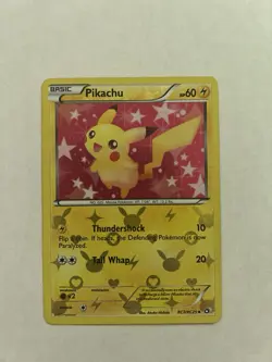 Pokemon Pikachu RC7/RC25 Legendary Treasures Radiant Collection Holo 2013 - Image 1