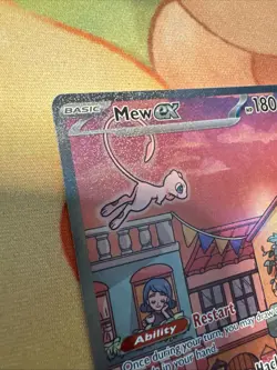 Pokemon TCG Sealed Mew EX 053 Holo Black Star Promo Scarlet & Violet 151 - Image 2