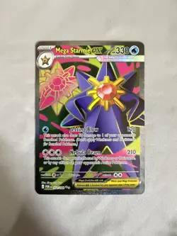Mega Starmie ex 102/088 Ultra Rare Perfect Order Pokemon Near Mint - Image 5