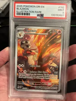 Blaziken 192/182 Illustration Rare Destined Rivals Pokemon TCG PSA 9 MINT - Image 1