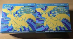Pokemon Mega Evolutions Ascended Heroes ETB Elite Trainer Box SEALED Lot Of 2 - Image 1