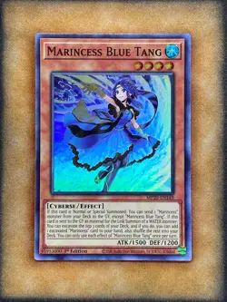 Yugioh Marincess Blue Tang MP20-EN149 Super Rare 1st Ed NM - Image 1