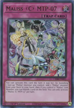 Maliss C MTP-07 CRBR-EN022 Ultra Rare Crossover Breakers Yu-Gi-Oh Near Mint - Image 1