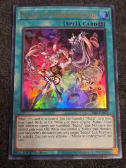 Yugioh! Maliss in Underground - CRBR-EN021 - Ultra Rare - 1st Edition NM - Image 1