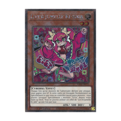 Carte Yu-Gi-Oh! 🇫🇷 Live☆Jumelle Ki-sikil RA04-FR035 PSR Platinum Secret Rare - Image 1
