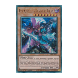Carte Yu-Gi-Oh! 🇫🇷 Evil★Jumelles Ki-sikil & Lil-la RA04-FR037 UL Ultimate Rare - Image 1
