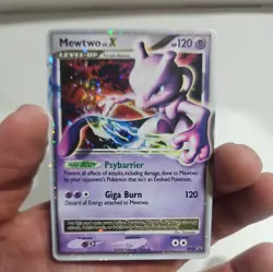 Pokemon Mewtwo LV.X Promo DP28 Holo Level Up Diamond & Pearl 120 HP English TCG - Image 1