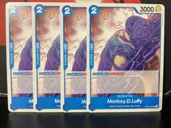 Monkey D. Luffy OP16-052 4x Playset English One Piece TCG CCG MINT - Image 1