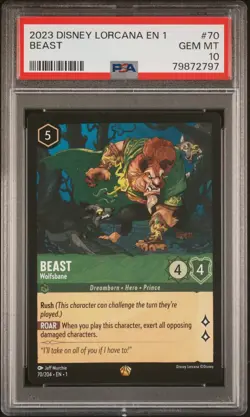 Disney Lorcana First Chapter Legendary Set of 5 | PSA 10 - Image 5