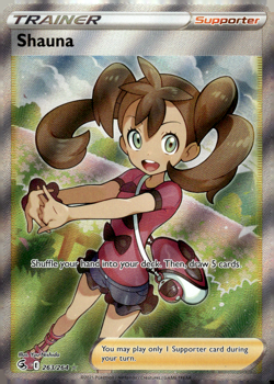 Shauna (Full Art) Holo Ultra Rare SWSH08: Fusion Strike 263/264 NM - Image 1