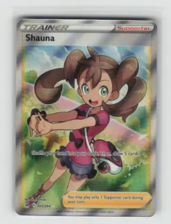 Shauna (Full Art) Ultra Rare SWSH08: Fusion Strike 263/264 NM - Image 1