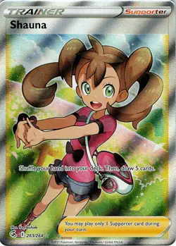 Shauna (Full Art) Holo Ultra Rare SWSH08: Fusion Strike 263/264 NM - Image 1