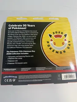 Pokemon Day 2026 Collection 30th Anniversary Special Pikachu Promo SEALED - Image 4