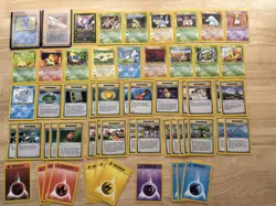 Pokemon TCG - Lot of 58 from Neo Genesis Set including Holo Azumarill + Skarmory - Image 1