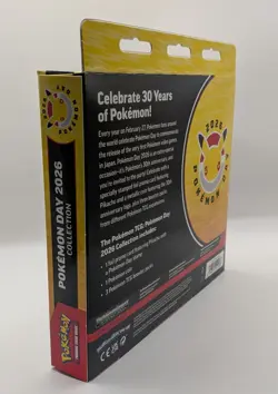 Pokemon Day 2026 30th Anniversary Collection Pikachu Promo Coin 3 Boosters NEW - Image 5