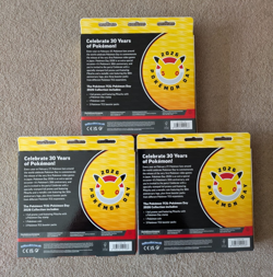 3x Pokemon Day 2026 30th Anniversary Pikachu Promo Collection Box Sealed - Image 2