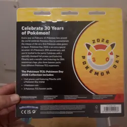 Pokemon TCG Pokemon Day 2026 Collection Box - 30th Anniversary - mint NEW - Image 4