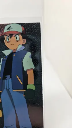 1999 Topps Pokemon Series TV1 Ash Ketchum Foil Holo Black Logo - Image 4