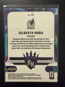 2025-26 Panini Donruss Road to Fifa World Cup - Rookie Kings Gilberto Mora #10 - Image 2