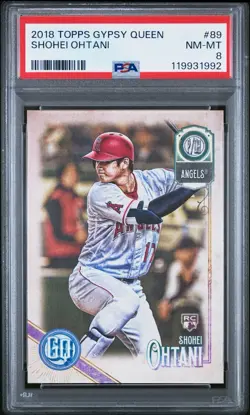 Shohei Ohtani RC 2018 Topps Gypsy Queen NM-MT PSA 8 - Image 1