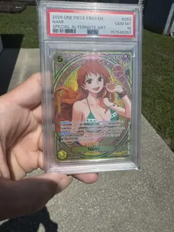 2026 ONE PIECE EB03-EXTRA BOOSTER -ONE PIECE HEROINES EDITION- #053 NAMI PSA 10 - Image 1