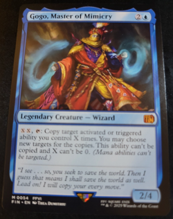 Gogo, Master of Mimicry # 54 FIN Final Fantasy Set Magic The Gathering Cards MTG - Image 1